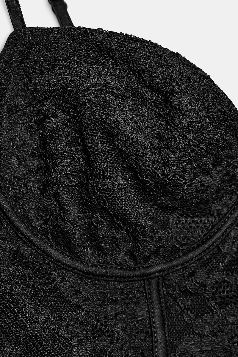 LACE CORSET TOP