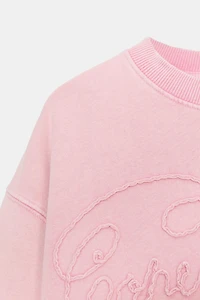 SWEAT DÉLAVÉ À INSCRIPTION