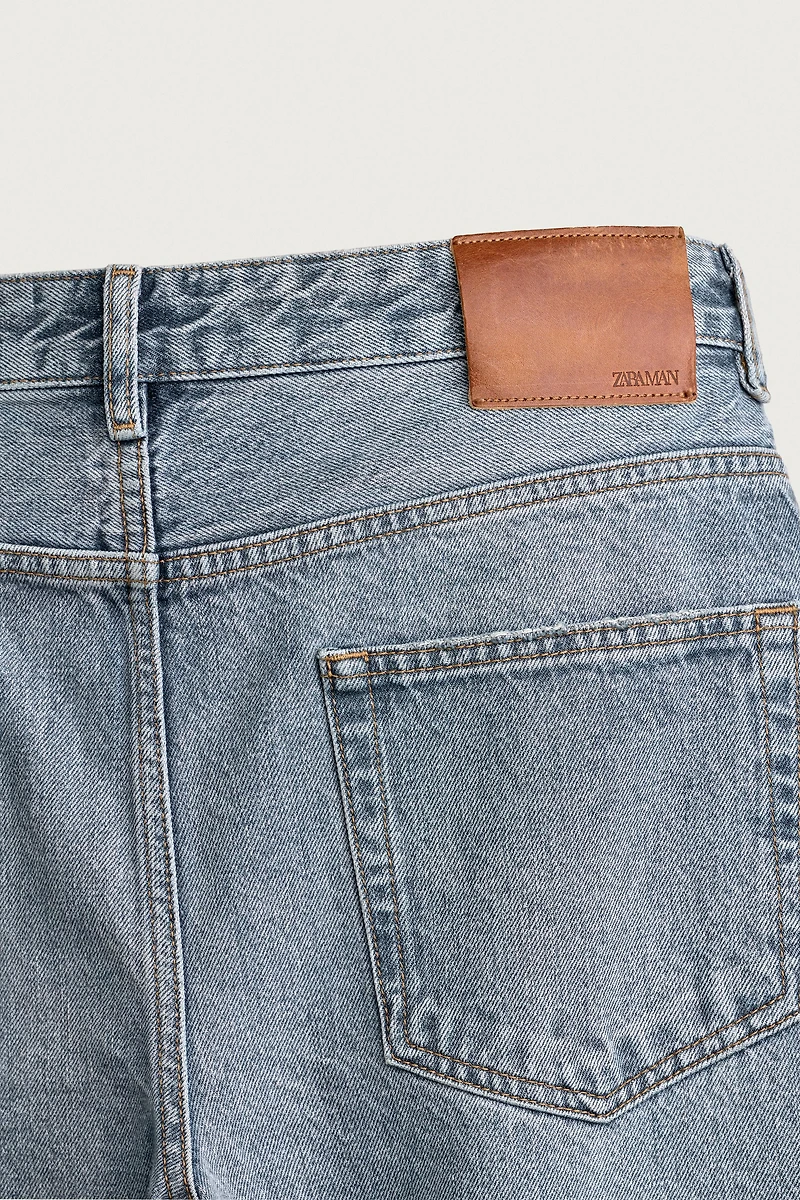 STRAIGHT BARREL FIT JEANS