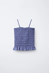 ELASTIC STRAP T-SHIRT