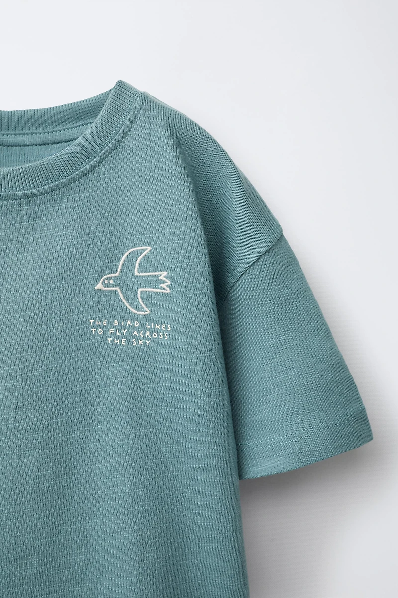 TURTLE EMBROIDERED T-SHIRT