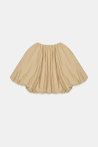 BALLOON POPLIN TOP