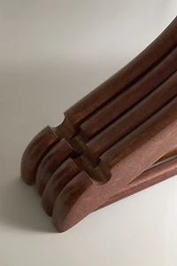 BABY WOODEN HANGERS WITH BAR (PACK OF 3)