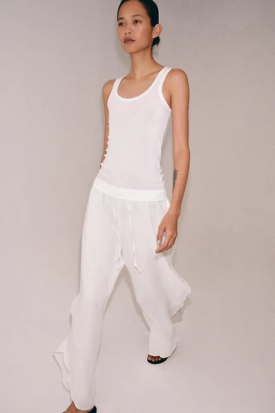 TOP EN COTON SANS MANCHES