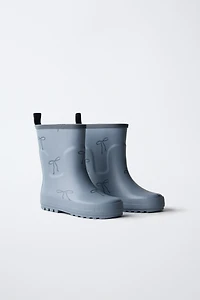 BOTTES DE PLUIE À LACETS