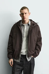 WATER REPELLENT TECHNICAL JACKET WITH FLEECE