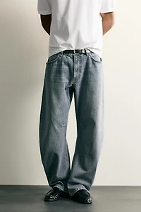 STRAIGHT BARREL FIT JEANS