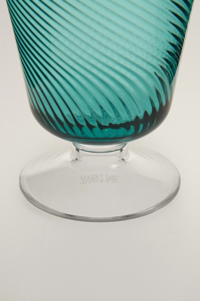 VERRE À VIN ACRYLIQUE LIGNES