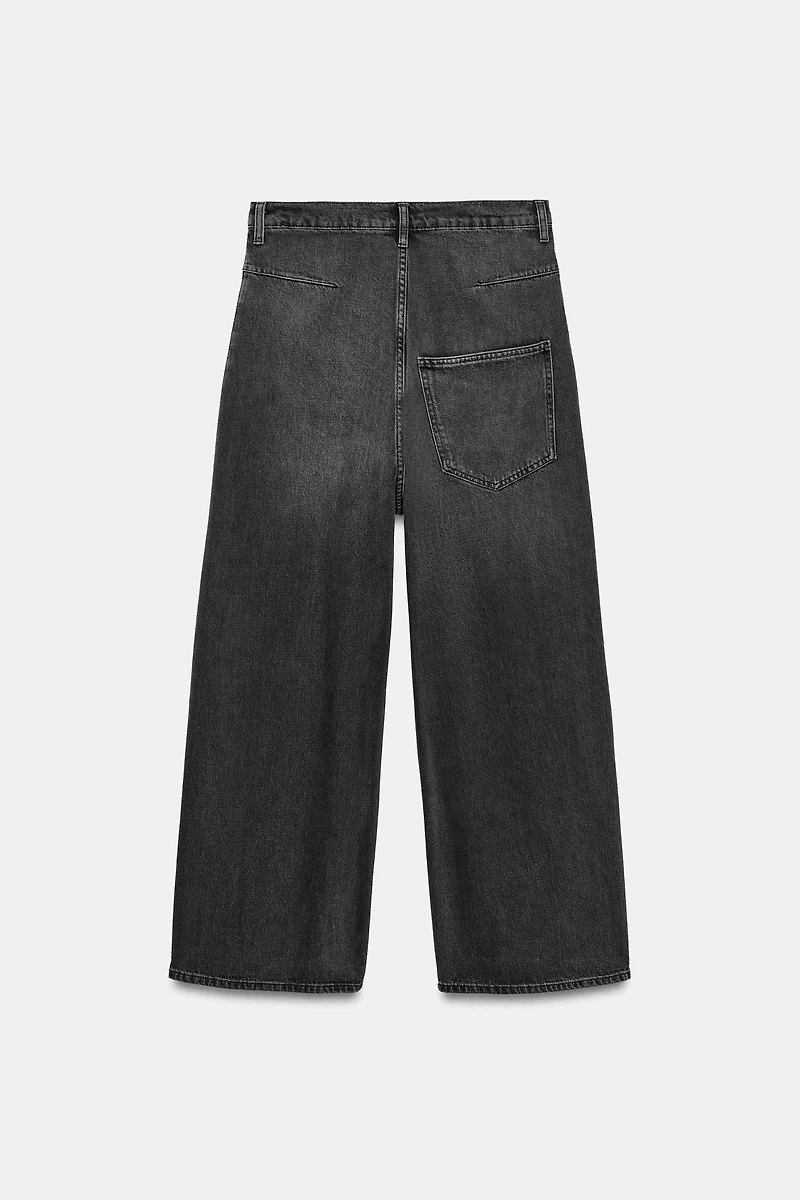 ZW COLLECTION BAGGY LOW-RISE JEANS