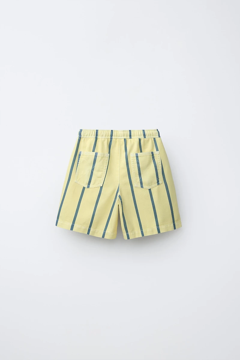 FLUID STRIPED SHORTS