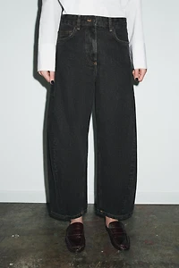 ZW COLLECTION MID-RISE ANKLE BALLOON JEANS