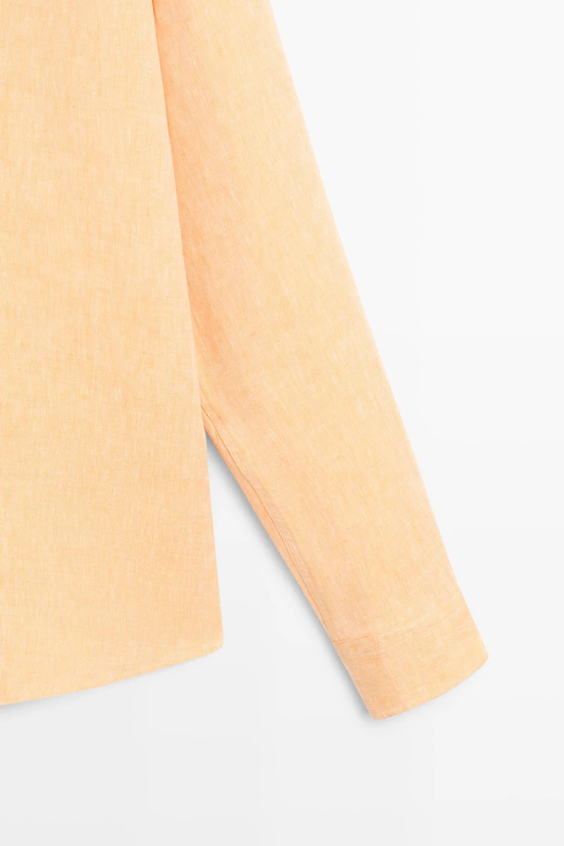 100% linen regular fit shirt