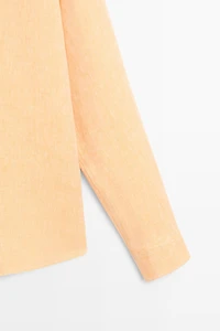 100% linen regular fit shirt