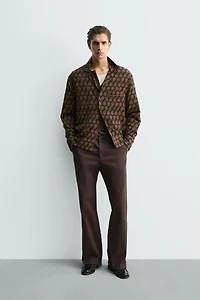 PAISLEY PRINT FLOWY SHIRT