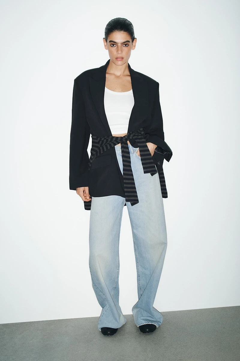 TRF HIGH WAIST EXTRA WIDE LEG JEANS
