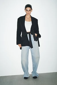 TRF HIGH WAIST EXTRA WIDE LEG JEANS