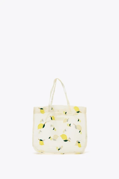 EMBROIDERED FABRIC BAG