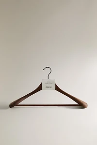WOOD FINISH COAT HANGER