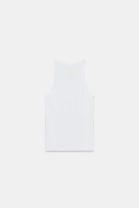 BUTTONED RIB TOP
