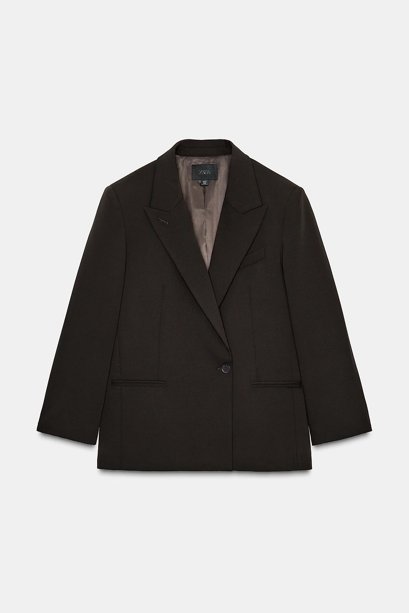 VESTE OVERSIZE À BOUTONNAGE CROISÉ