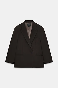 VESTE OVERSIZE À BOUTONNAGE CROISÉ