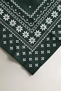 CHRISTMAS WINTER COTTON TABLECLOTH