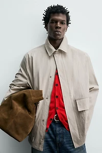 BLOUSON REGULAR FIT À POCHES