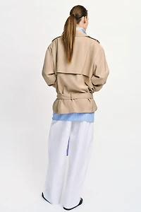 BELTED TRENCH JACKET