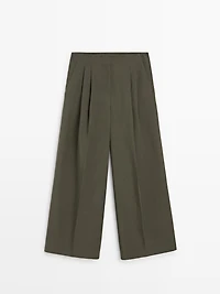Pantalon wide leg à pinces