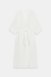 ZW COLLECTION BELTED MIDI DRESS