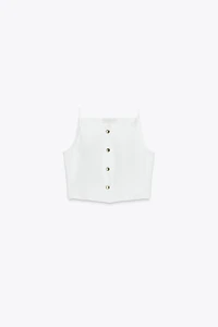 STRAPPY CROP VEST