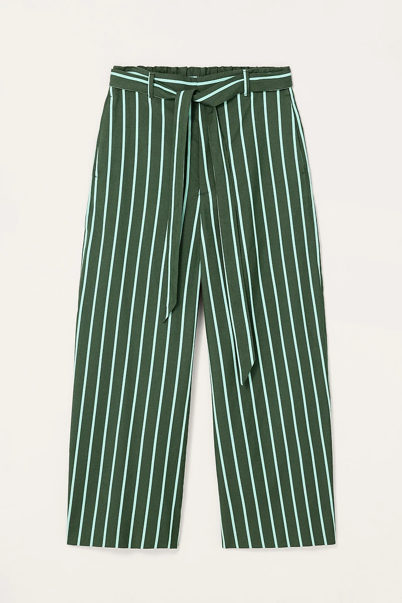 LIMITED EDITION STRIPED WIDE FIT PANTS
