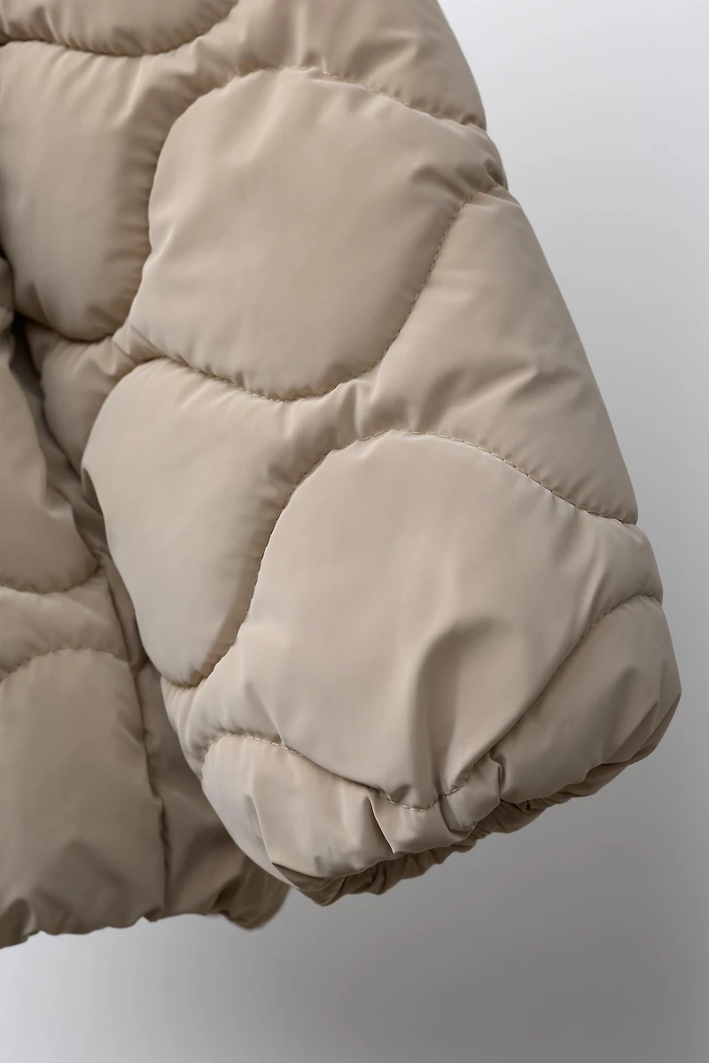 VESTE REMBOURRÉE EFFET GOMMÉ