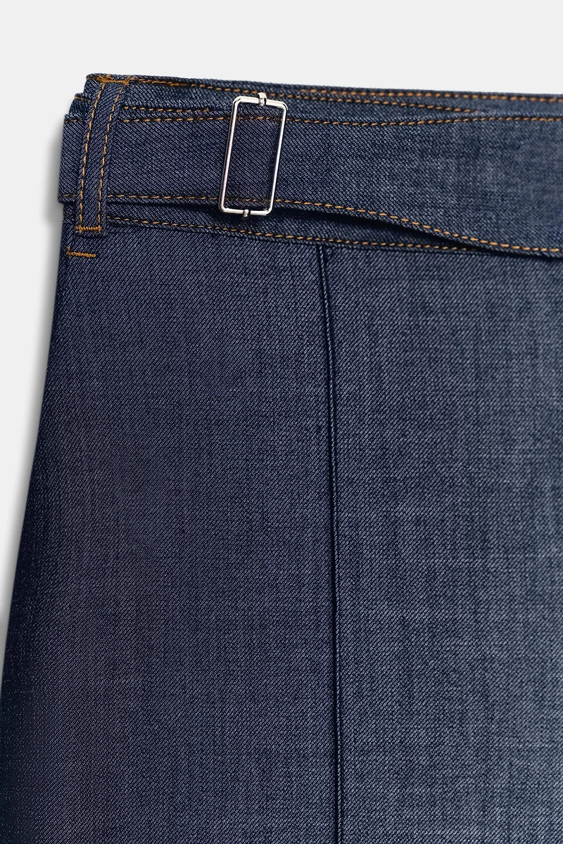 CULOTTES WITH BELT LOOPS