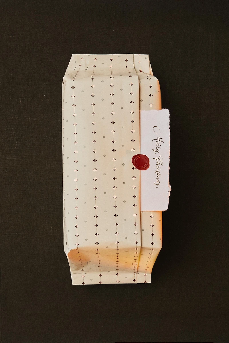 PAPIER CADEAU FLOCONS NOËL