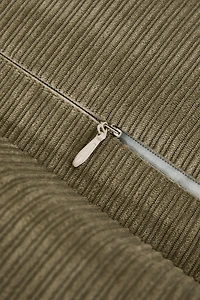 CORDUROY FOLDING LOUNGE CHAIR