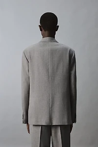 SLIM FIT TEXTURED SUIT JACKET