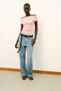 BOAT NECK T-SHIRT