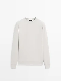Cotton blend sweatshirt