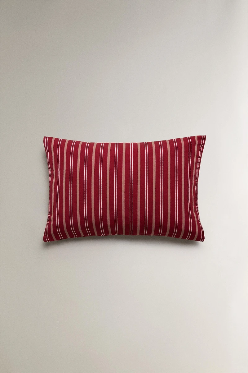 STRIPED THROW PILLOW COVER