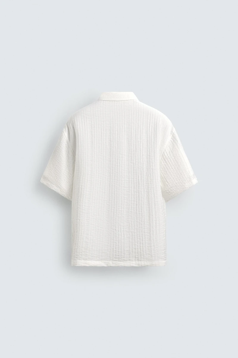 CHEMISE FLUIDE STRUCTURÉE