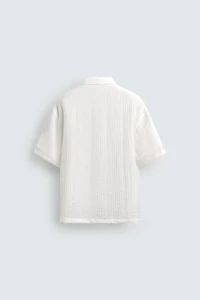 CHEMISE FLUIDE STRUCTURÉE