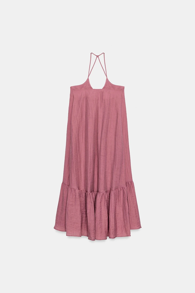 VOLUMINOUS MIDI DRESS
