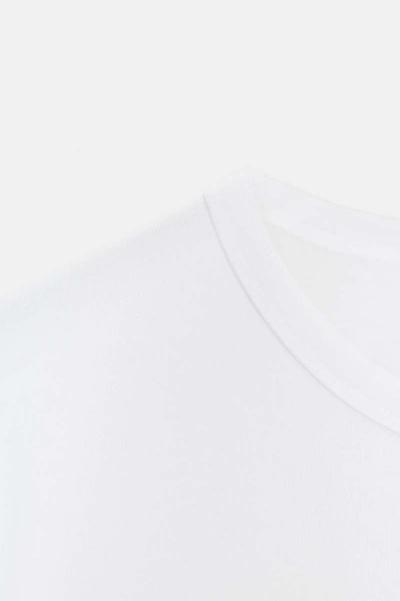 ASYMMETRIC SHORT SLEEVE T-SHIRT