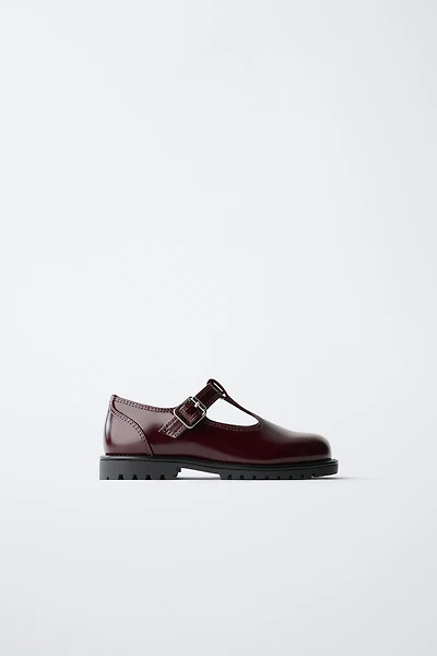 T-STRAP BALLET FLATS