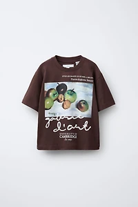 T-SHIRT À IMPRIMÉ CARRÉ