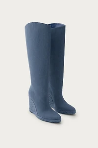 MARISA BERENSON X ZARA WEDGE BOOTS