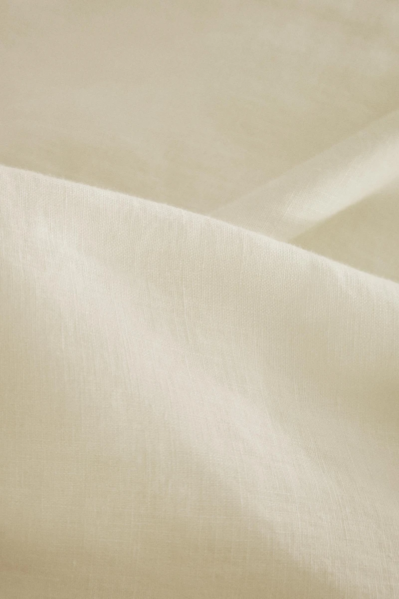 DRAP PLAT LIN LAVÉ (140 GxM²)
