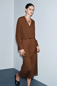 ZW COLLECTION LIMITED EDITION FLOWY WRAP DRESS