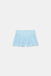 PRINTED A-LINE SHORTS